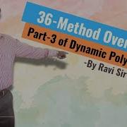 36 Method Overriding In Java Part 3 Dynamic Polymorphism