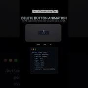 Delete Button Animation Using HTML CSS3 Modern Easy Tutorial Shorts Shortsvideo Video