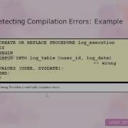 Practice 10 Managing Subprogram