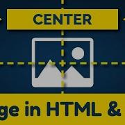 Как центрировать изображение с помощью HTML и CSS