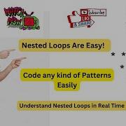 Nested Loops Nested Loops Are Easy Nested Loops In R Studio Learn Nested Loops Star Pattern