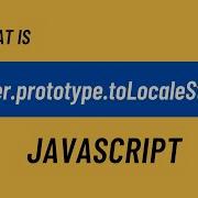 Number Prototype ToLocaleString In Javascript