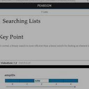Daniel Liang Python Section 7 9 Linear And Binary Search