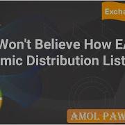 You Won T Believe How EASY Dynamic Distribution Lists Are