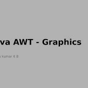 Java AWT Graphics
