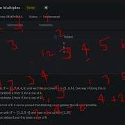Remove Multiples REMOVEMUL Codechef STARTERS 96 Full Solution