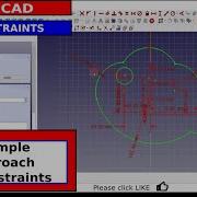 Работа с ограничениями в FreeCAD Sketcher