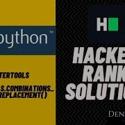 Python Itertools Combinations With Replacement