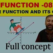 LINEAR FUNCTION ITS DOMAIN RANGE AND GRAPH FUNCTION 08 IN URDU HINDI