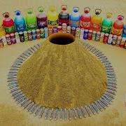 Big Underground Volcanic Eruption From Coca Cola Mtn Dew Monster Fanta 7up Mirinda And Mentos
