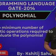 Programming Language GATE 2014 Problem Solution