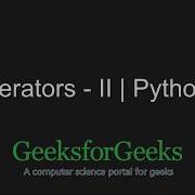 Python Programming Tutorial Iterator Functions Part 2 GeeksforGeeks