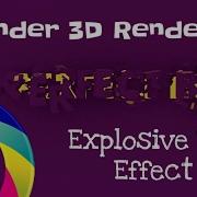 Blender Text Animation Blender Intro Slow Motion Explosive Text Effect