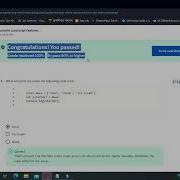 Knowledge Check Advanced JavaScript Features Coursera Programming With JavaScript Meta