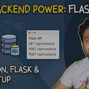 Build A Python Flask Backend API Connect Database Full Stack Part 3