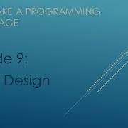 Let S Make A Programming Language Episode 9 Parser Design Part 1