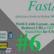 FastAPI Quickstart Part 06 HTML W Jinja2 StaticFiles Css Redirect Python Fastapi Letscode