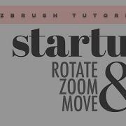 ZB 08 Zbrush Basics Creating Startup File Navigation For Beginners