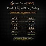LeetCode 1980 Find Unique Binary String Python