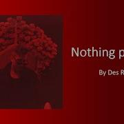 Nothing Personal Des Rocs Karaoke