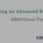 Расширенный поиск EBSCOhost Учебное пособие