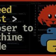 200M Speed Comparison Python Vs Rust Closer To Machine Code