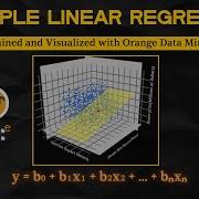 Multiple Linear Regression Simplified Orange Data Mining Tutorial