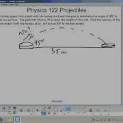 Physics 122 Projectile Problem 10