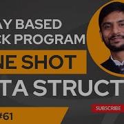 Array Based Stack One Shot Tutorial Push Pop Peek Underflow Overflow Explained