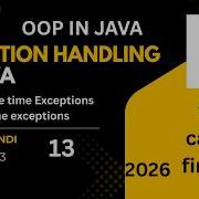 Exception Handling In Java Try Catch Finally Explained Java OOP Lecture 13 Urdu Hindi