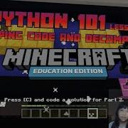 MINECRAFT PYTHON 101 Lesson 9 ALL FUN AND GAMES Developing Code And Decomposition