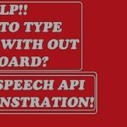 Voice To Text Api Demonstration Web Speech To Text Recognition Api