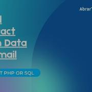 How To Send Contact Form Data To Email Without PHP Or SQL Abrar S Coding Idea