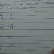 Exercise 7 3 Q 3 Class 6 Replace In Each Of Following By Correct Number