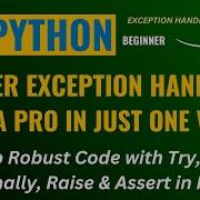 MASTER PYTHON EXCEPTION HANDLING LIKE A PRO In ONE VIDEO Everything You Need To Know