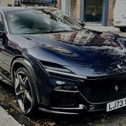 FIRST Ferrari Purosangue CUSTOMER Car Arrives In London V12