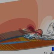 Large Eddy Simulation Of A NACA Airfoil Using An Immersed Boundary Method
