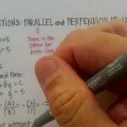 Linear Equations Parallel And Perpendicular Lines Examples