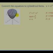 Converting Between Cylindrical And Rectangular Equations