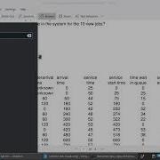 07 Single Server Single Queue Example