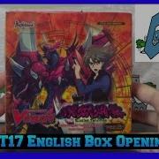 Cardfight Vanguard Blazing Perdition BT17 Ver E Booster Box Opening