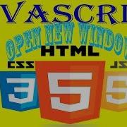 Javascript Popup Window Create