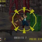 VIRTUAL COP 1 VCOP GAME PLAY STAGE 2 UNDERGROUND WEAPON STORAGE RETRO PLAY