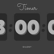 3 Hours Silent Timer With Cute Ending Alarm Dark Timer