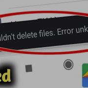 Files Couldn T Delete File Error Problem Solution 100