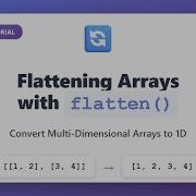 NumPy Flatten Method Convert Multi Dimensional Arrays To 1D Python Tutorial