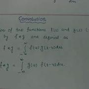 Convolution Theorem Fourier Transform