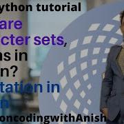 What Are Character Set Tokens In Python Indentation In Python Full Python Tutorial Chapter 1