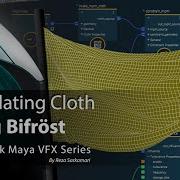 Maya VFX Series Cloth Simulation Using Bifrost MPM