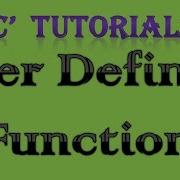 C Programming Tutorial 34 User Defined Function Return